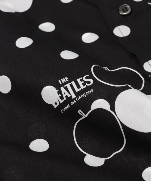 THE BEATLES COMME des GARCONS(ザ ビートルズ コムデギャルソン)の「THE BEATLES CdG APPLE PRINTED SHORT SLEEVE SHIRT BLACK(シャツ/ブラウス・メンズ・ブラック・S/M/L/XL)」の6枚目の写真