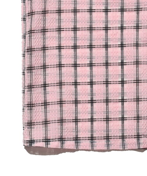 BEAMS PLUS(ビームスプラス)の「Open Collar Nylon Airy Plaid(シャツ/ブラウス・メンズ・ミント/サックスブルー/ピンク/オレンジ・SMALL/MEDIUM/LARGE/X-LARGE)」の9枚目の写真