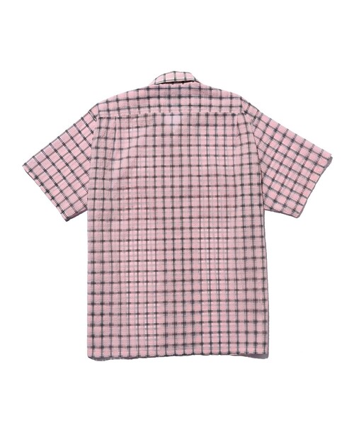 BEAMS PLUS(ビームスプラス)の「Open Collar Nylon Airy Plaid(シャツ/ブラウス・メンズ・ミント/サックスブルー/ピンク/オレンジ・SMALL/MEDIUM/LARGE/X-LARGE)」の11枚目の写真