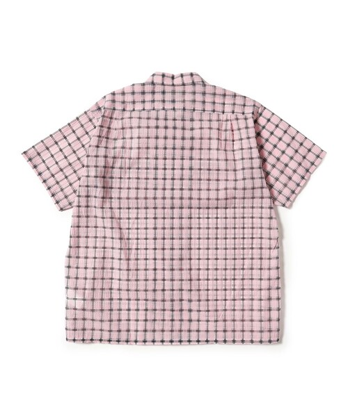 BEAMS PLUS(ビームスプラス)の「Open Collar Nylon Airy Plaid(シャツ/ブラウス・メンズ・ミント/サックスブルー/ピンク/オレンジ・SMALL/MEDIUM/LARGE/X-LARGE)」の14枚目の写真