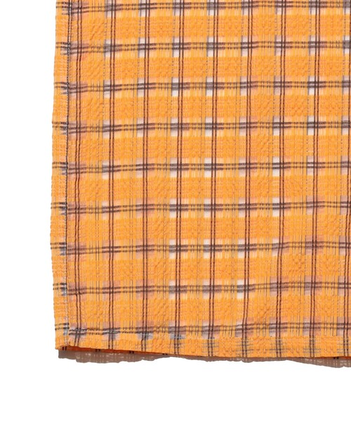 BEAMS PLUS(ビームスプラス)の「Open Collar Nylon Airy Plaid(シャツ/ブラウス・メンズ・ミント/サックスブルー/ピンク/オレンジ・SMALL/MEDIUM/LARGE/X-LARGE)」の20枚目の写真