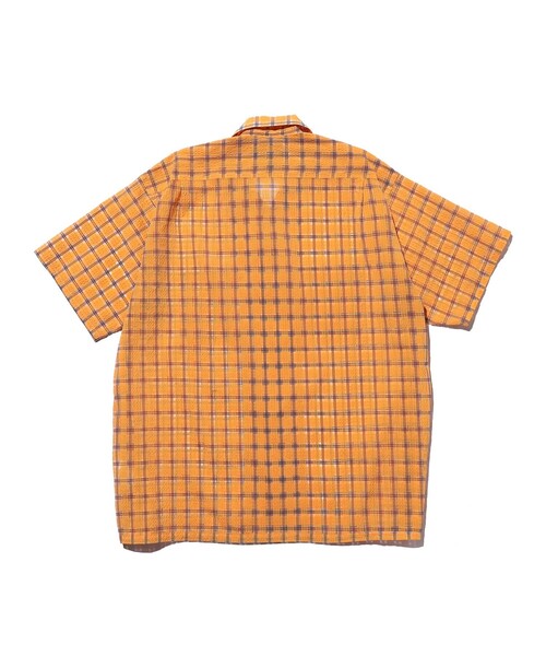 BEAMS PLUS(ビームスプラス)の「Open Collar Nylon Airy Plaid(シャツ/ブラウス・メンズ・ミント/サックスブルー/ピンク/オレンジ・SMALL/MEDIUM/LARGE/X-LARGE)」の22枚目の写真