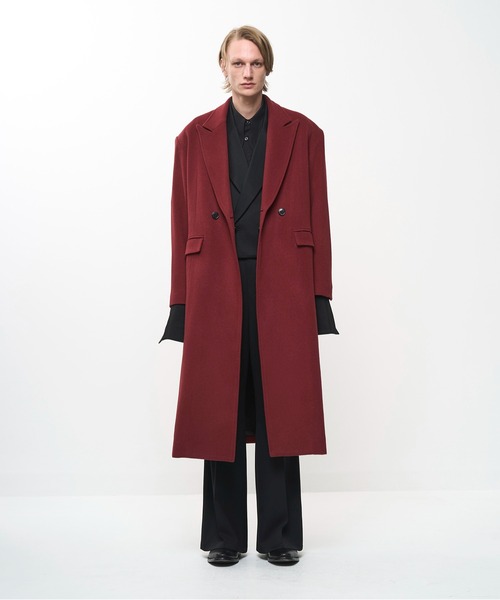 Juha(ユハ)の「SOFT CHARME CHESTER COAT(チェスターコート・メンズ・ブラック/ネイビー/レッド・4/3)」の3枚目の写真