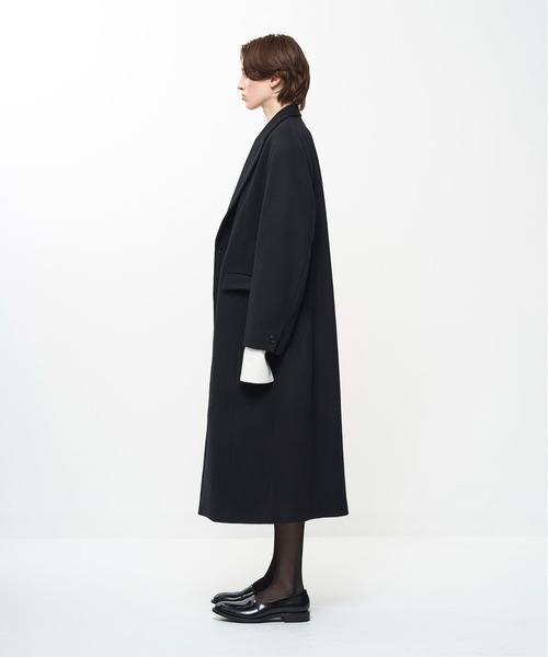Juha(ユハ)の「SOFT CHARME CHESTER COAT(チェスターコート・メンズ・ブラック/ネイビー/レッド・4/3)」の8枚目の写真
