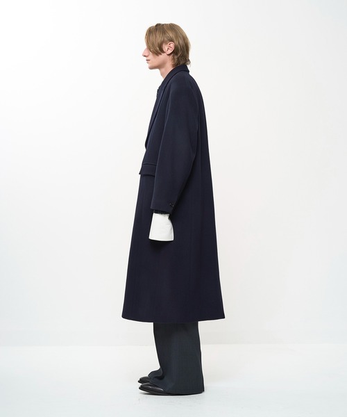 Juha(ユハ)の「SOFT CHARME CHESTER COAT(チェスターコート・メンズ・ブラック/ネイビー/レッド・4/3)」の10枚目の写真