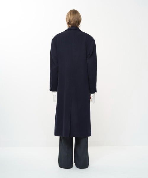 Juha(ユハ)の「SOFT CHARME CHESTER COAT(チェスターコート・メンズ・ブラック/ネイビー/レッド・4/3)」の11枚目の写真