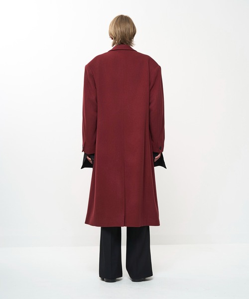 Juha(ユハ)の「SOFT CHARME CHESTER COAT(チェスターコート・メンズ・ブラック/ネイビー/レッド・4/3)」の13枚目の写真