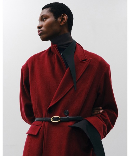 Juha(ユハ)の「SOFT CHARME CHESTER COAT(チェスターコート・メンズ・ブラック/ネイビー/レッド・4/3)」の5枚目の写真