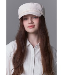 WHITE SANDS（ホワイトサンズ）の「リネン ロゴジャカード マドロスキャップ（キャップ）」