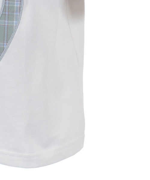 axes femme（アクシーズファム）の「チェックリボンフリルＴシャツ（Tシャツ/カットソー・キッズ・ミント/グレー・X-LARGE/LARGE/MEDIUM）」の10枚目の写真