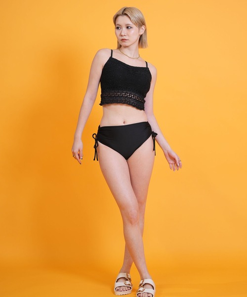 Beach Queen（ビーチクイーン）の「【ムラサキスポーツ限定】Beach Queen/ビーチクイーン 水着 単品 ビキニショーツ サイドドロストショーツ 413811（水着・レディース・ブラック/ロイヤルブルー/ホワイト・9号/11号）」の13枚目の写真