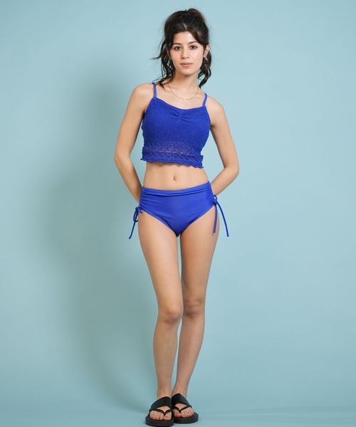 Beach Queen（ビーチクイーン）の「【ムラサキスポーツ限定】Beach Queen/ビーチクイーン 水着 単品 ビキニショーツ サイドドロストショーツ 413811（水着・レディース・ブラック/ロイヤルブルー/ホワイト・9号/11号）」の8枚目の写真