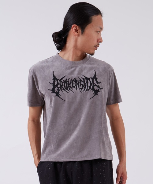 improves（インプローブス）の「フェイクスエード 半袖Tシャツ（Tシャツ/カットソー・メンズ・グレー系/グレー/ブラック系/チャコール/ピンク系/ライトグレー・LARGE/SMALL/MEDIUM）」の16枚目の写真