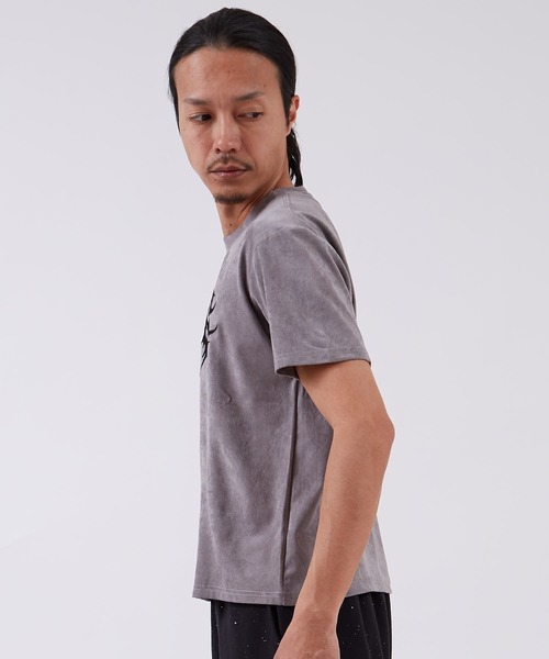 improves（インプローブス）の「フェイクスエード 半袖Tシャツ（Tシャツ/カットソー・メンズ・グレー系/グレー/ブラック系/チャコール/ピンク系/ライトグレー・LARGE/SMALL/MEDIUM）」の17枚目の写真