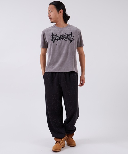 improves（インプローブス）の「フェイクスエード 半袖Tシャツ（Tシャツ/カットソー・メンズ・グレー系/グレー/ブラック系/チャコール/ピンク系/ライトグレー・LARGE/SMALL/MEDIUM）」の19枚目の写真