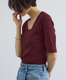 SALON adam et rope' | プリマベールファームリーリブT / UVケア・洗える・新色追加(Tシャツ/カットソー)