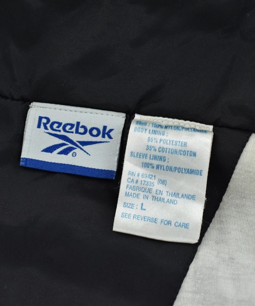 Reebok（リーボック）の「【USED】00’s Reebok ナイロン トラックジャケット（ナイロンジャケット・メンズ・ブラック・LARGE）」の9枚目の写真