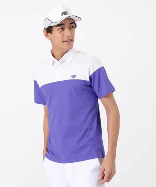 New Balance Golf（ニューバランスゴルフ）の「半袖 カラーシャツ (MENS)（ポロシャツ・メンズ・ブラック/ホワイト/イエロー・MEDIUM/X-LARGE/LARGE）」の2枚目の写真