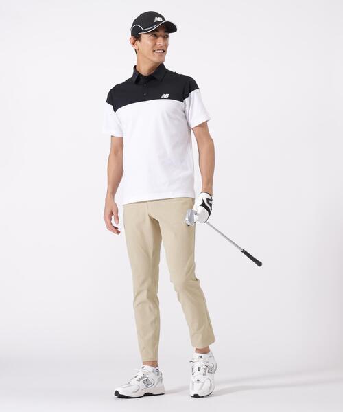 New Balance Golf（ニューバランスゴルフ）の「半袖 カラーシャツ (MENS)（ポロシャツ・メンズ・ブラック/ホワイト/イエロー・MEDIUM/X-LARGE/LARGE）」の5枚目の写真