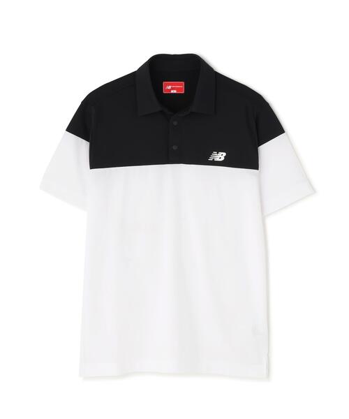 New Balance Golf（ニューバランスゴルフ）の「半袖 カラーシャツ (MENS)（ポロシャツ・メンズ・ブラック/ホワイト/イエロー・MEDIUM/X-LARGE/LARGE）」の6枚目の写真