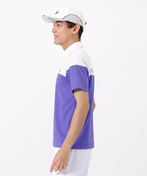 New Balance Golf（ニューバランスゴルフ）の「半袖 カラーシャツ (MENS)（ポロシャツ・メンズ・ブラック/ホワイト/イエロー・MEDIUM/X-LARGE/LARGE）」の9枚目の写真