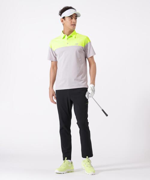 New Balance Golf（ニューバランスゴルフ）の「半袖 カラーシャツ (MENS)（ポロシャツ・メンズ・ブラック/ホワイト/イエロー・MEDIUM/X-LARGE/LARGE）」の20枚目の写真
