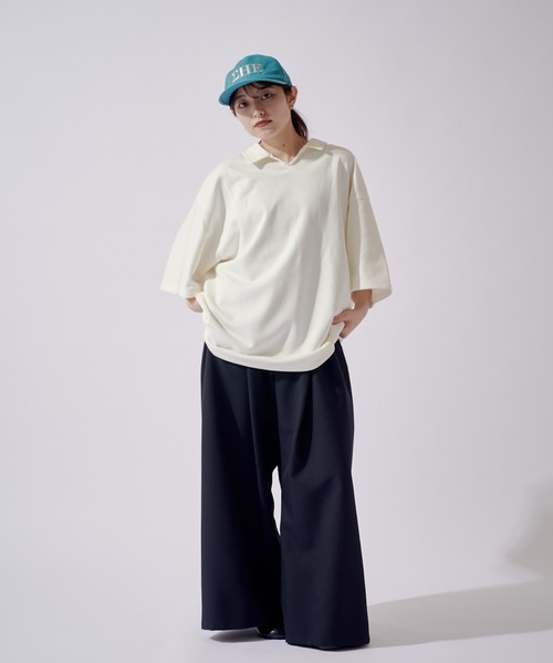 Lui's(ルイス)の「【WEB限定】ボリュームルーズワイドパンツ(その他パンツ・メンズ・ブラック/ベージュ・S/M)」の7枚目の写真