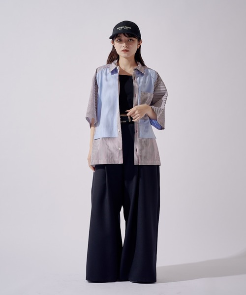 Lui's(ルイス)の「【WEB限定】ボリュームルーズワイドパンツ(その他パンツ・メンズ・ブラック/ベージュ・S/M)」の10枚目の写真