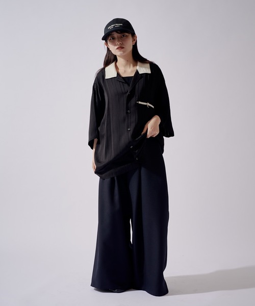 Lui's(ルイス)の「【WEB限定】ボリュームルーズワイドパンツ(その他パンツ・メンズ・ブラック/ベージュ・S/M)」の8枚目の写真