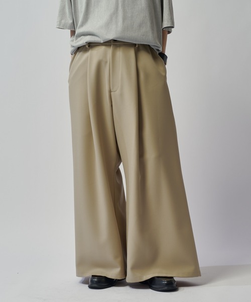 Lui's(ルイス)の「【WEB限定】ボリュームルーズワイドパンツ(その他パンツ・メンズ・ブラック/ベージュ・S/M)」の18枚目の写真