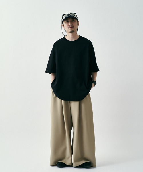 Lui's(ルイス)の「【WEB限定】ボリュームルーズワイドパンツ(その他パンツ・メンズ・ブラック/ベージュ・S/M)」の14枚目の写真