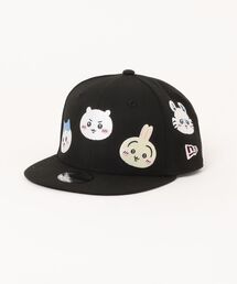 NEW ERA（ニューエラ）の「【NEW ERA/ニューエラ】キッズ Youth 9FIFTY ちいかわ / キャラALL OVER ブラック（キャップ）」