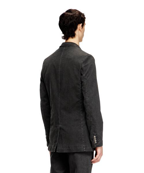 DIESEL（ディーゼル）の「メンズ ジョグ テーラードジャケット D-REGER-D JOGG（テーラードジャケット・メンズ・ブラック系その他・X-SMALL/SMALL/MEDIUM/LARGE）」の4枚目の写真