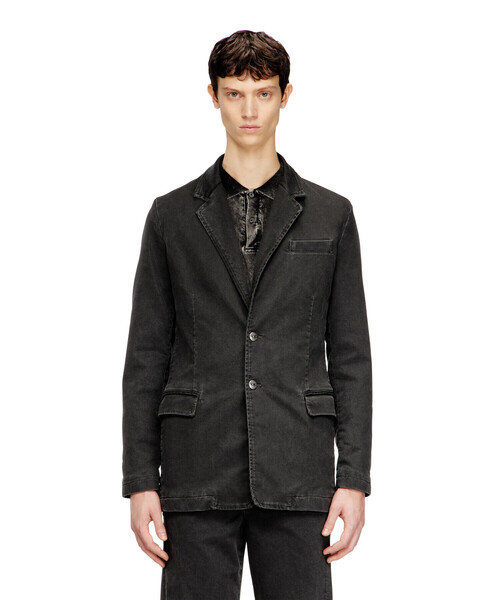 DIESEL（ディーゼル）の「メンズ ジョグ テーラードジャケット D-REGER-D JOGG（テーラードジャケット・メンズ・ブラック系その他・X-SMALL/SMALL/MEDIUM/LARGE）」の3枚目の写真