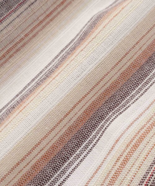 BeBe（ベベ）の「【お揃い】リネン調マルチストライプスカラップキュロットパンツ(80~100cm)（その他パンツ・キッズ・ブルー系その他2/オレンジ系その他・80ｃｍ/90cm）」の14枚目の写真