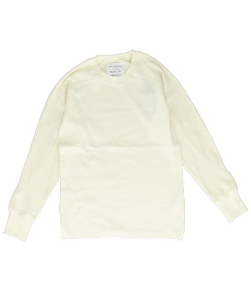 BACKYARD FAMILY(バックヤードファミリー)の「HOUSTON 20971 HEAVY THERMALロングスリーブTシャツ(Tシャツ/カットソー・メンズ・ホワイト/ネイビー/グレー/ブラック・XL/L/S/M)」の2枚目の写真