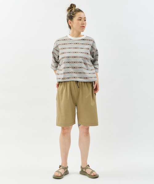 PENDLETON（ペンドルトン）の「PENDLETON/ペンドルトン ショートスリーブ ジャガード ボーダーTシャツ（Tシャツ/カットソー・メンズ・オフホワイト・MEDIUM）」の6枚目の写真