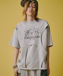 GALFY | 【GALFY/ガルフィー】穴の向こうにわんちゃん TEE(Tシャツ/カットソー)
