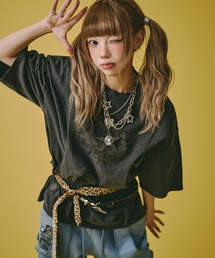 【GALFY/ガルフィー】穴の向こうにわんちゃん TEE