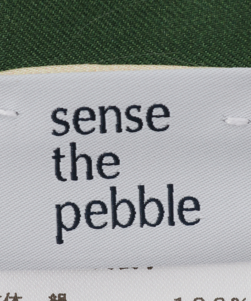 Noble（ノーブル）の「sense the pebble/センスザぺブル シルクスカーフ(グリーン)（バンダナ/スカーフ・レディース・グリーン・FREE）」の6枚目の写真