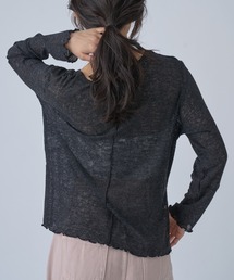 Side Slit Sheer Top|サイドスリットシアートップス