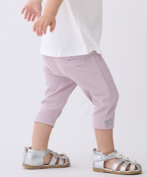 petit main（プティマイン）の「【プティプラ】GIRLS 7分丈レギンス（レギンス/スパッツ・キッズ・アイボリー/ブラック/オフホワイト/ブルー/カラフル/ピンク/ライトブルー/レッド・90cm/80ｃｍ/110cm/100cm/130cm/120cm）」の10枚目の写真