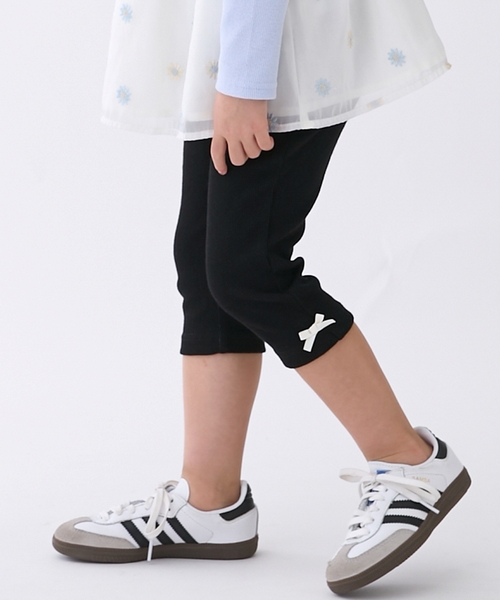 petit main（プティマイン）の「【プティプラ】GIRLS 7分丈レギンス（レギンス/スパッツ・キッズ・アイボリー/ブラック/オフホワイト/ブルー/カラフル/ピンク/ライトブルー/レッド・90cm/80ｃｍ/110cm/100cm/130cm/120cm）」の12枚目の写真