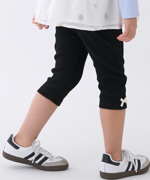 petit main（プティマイン）の「【プティプラ】GIRLS 7分丈レギンス（レギンス/スパッツ・キッズ・アイボリー/ブラック/オフホワイト/ブルー/カラフル/ピンク/ライトブルー/レッド・90cm/80ｃｍ/110cm/100cm/130cm/120cm）」の13枚目の写真