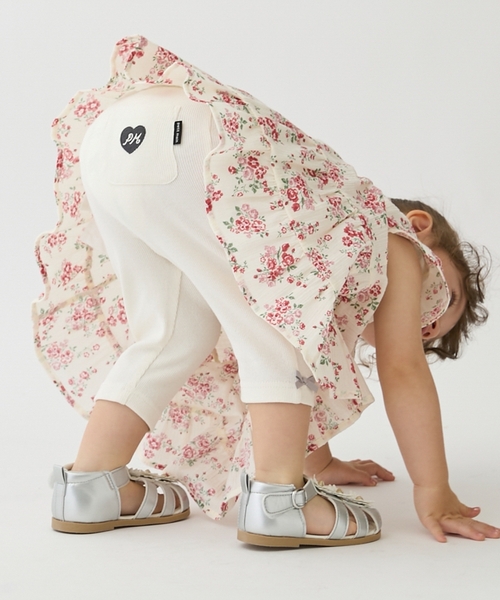 petit main（プティマイン）の「【プティプラ】GIRLS 7分丈レギンス（レギンス/スパッツ・キッズ・アイボリー/ブラック/オフホワイト/ブルー/カラフル/ピンク/ライトブルー/レッド・90cm/80ｃｍ/110cm/100cm/130cm/120cm）」の15枚目の写真