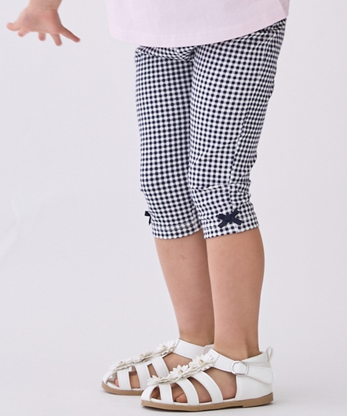 petit main（プティマイン）の「【プティプラ】GIRLS 7分丈レギンス（レギンス/スパッツ・キッズ・アイボリー/ブラック/オフホワイト/ブルー/カラフル/ピンク/ライトブルー/レッド・90cm/80ｃｍ/110cm/100cm/130cm/120cm）」の16枚目の写真