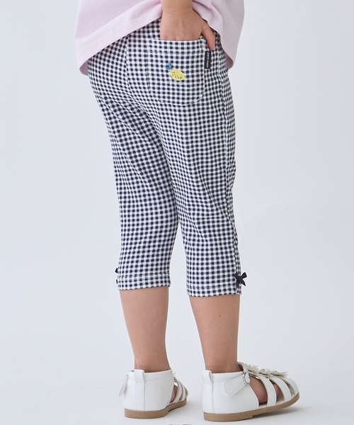 petit main（プティマイン）の「【プティプラ】GIRLS 7分丈レギンス（レギンス/スパッツ・キッズ・アイボリー/ブラック/オフホワイト/ブルー/カラフル/ピンク/ライトブルー/レッド・90cm/80ｃｍ/110cm/100cm/130cm/120cm）」の17枚目の写真