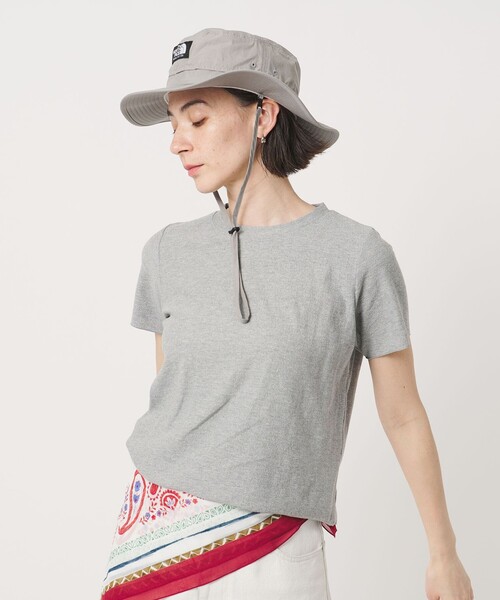 THE NORTH FACE(ザノースフェイス)の「<THE NORTH FACE>ホライズン ハット(ハット・レディース・ブラック/グレー系・M)」の4枚目の写真