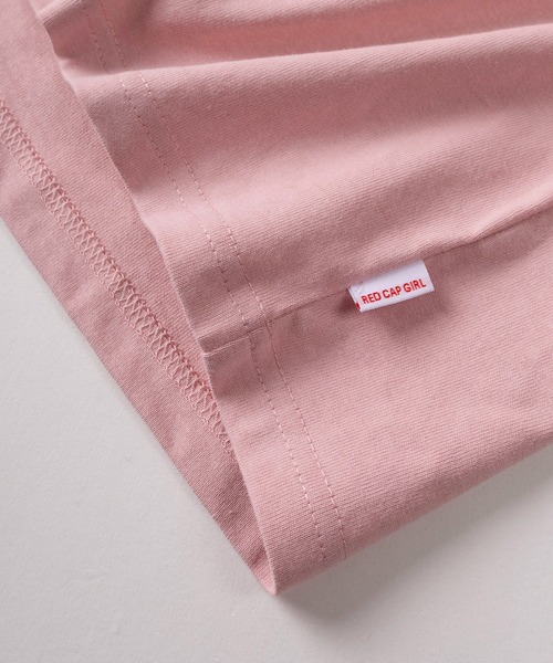 Red Cap Girl(レッドキャプガール)の「【70】【RCG/レッドキャップガール】アップリケロゴ バックプリント クルーネックTシャツ/ワンポイント刺繍/ユニセックス/レディース/メンズ(Tシャツ/カットソー・メンズ・ホワイト/ピンク/ブラック/アッシュグレー・M/L)」の14枚目の写真