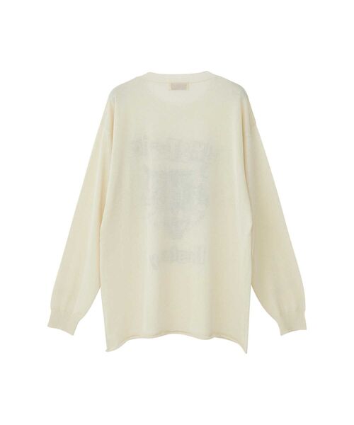 HYSTERIC GLAMOUR(ヒステリックグラマー)の「CAT FEEVER プルオーバー(ニット/セーター・レディース・ブラック/パープル/ベージュ・FREE)」の4枚目の写真